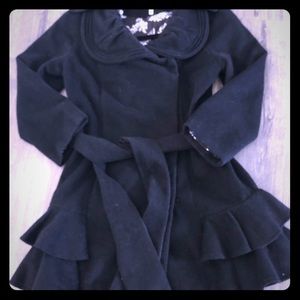 Vintage Black Lightweight Coat